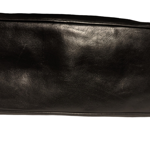 Authentic Vintage Dooney & Bourke Leather Logo Lock Shoulder Bag - Picture 4 of 17